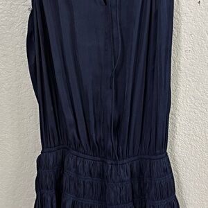 Elegant Navy Blue Mini Dress
